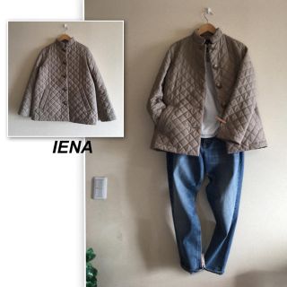 イエナ(IENA)のイエナ✨ベージュのキルティング ジャケットブルゾン(ブルゾン)