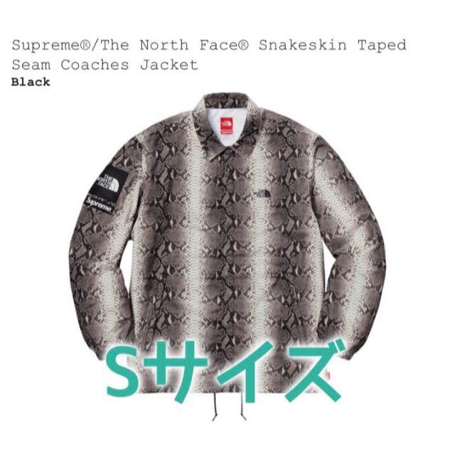 特価商品  Supreme/TNF Snakeskin Coaches Jacket 黒S ナイロンジャケット