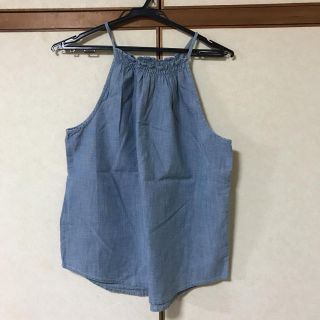 ギャップ(GAP)のデニム ノースリーブ(カットソー(半袖/袖なし))