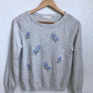 エニィスィス(anySiS)の【any SiS】花刺繍ニット(ニット/セーター)