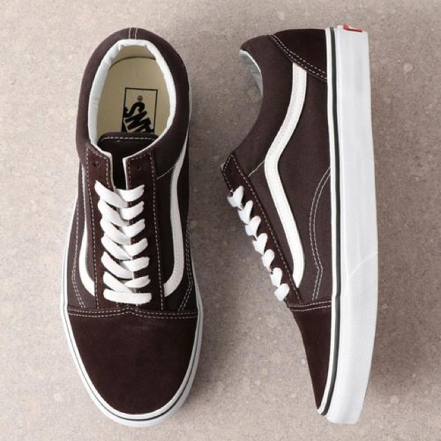 バンズ  VANS オールドスクール 18AW ダークブラウン 24.5cm