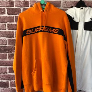 シュプリーム(Supreme)のsupreme 2017ss stripe hooded sweatshrt M(パーカー)