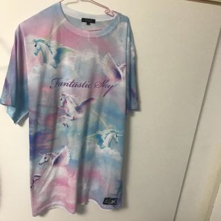 ミルクボーイ(MILKBOY)の MILKBOY ユニコーン Tシャツ Lサイズ fantastic sky(Tシャツ(半袖/袖なし))