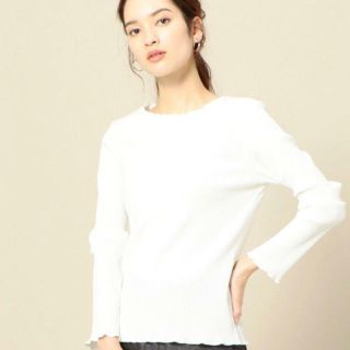 ビューティアンドユースユナイテッドアローズ(BEAUTY&YOUTH UNITED ARROWS)の【美品】BEAUTY & YOUTH メローラウンドネックリブカットソー(カットソー(長袖/七分))