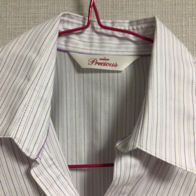 青山(アオヤマ)のワイシャツ レディースのトップス(シャツ/ブラウス(半袖/袖なし))の商品写真