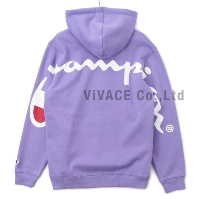 L色Supreme Champion Hooded Sweatshirt 紫L