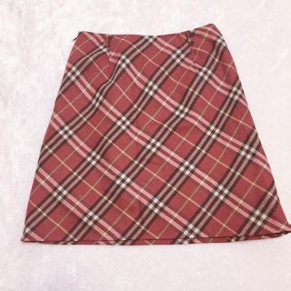 バーバリー(BURBERRY)のバーバリーブルーレーベル♡チェックスカート(ミニスカート)