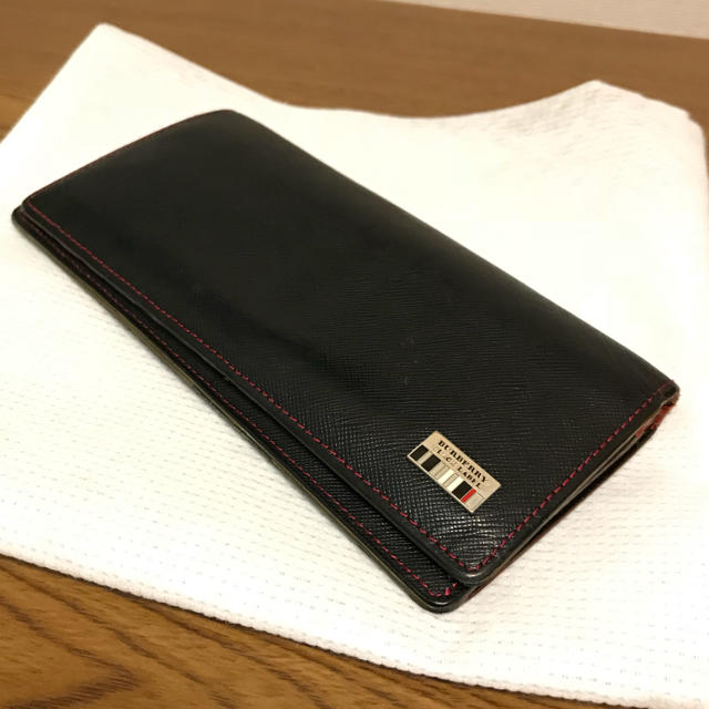 BURBERRY BLACK LABEL(バーバリーブラックレーベル)のBURBERRY BLACK LABEL 二つ折り長財布 メンズのファッション小物(長財布)の商品写真