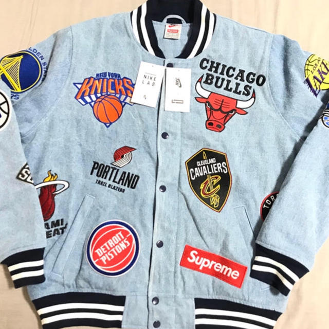 Supreme   ちゃーるず様専用 Supreme Nike NBA Jacket Denimの通販 by