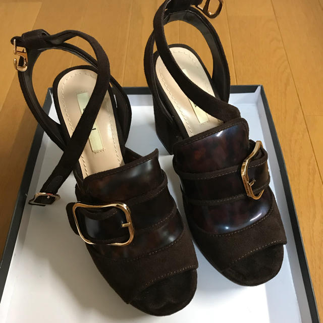 snidel バックルサンダル