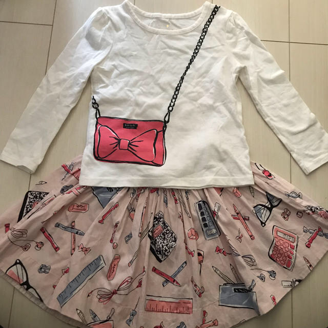 kate spade new york(ケイトスペードニューヨーク)のkatespadenewyork 100 キッズ/ベビー/マタニティのキッズ服女の子用(90cm~)(Tシャツ/カットソー)の商品写真