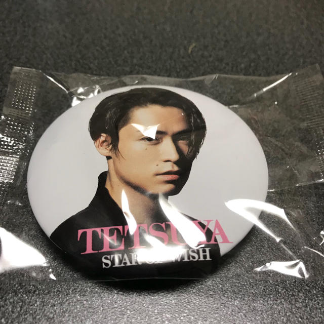 EXILE(エグザイル)のEXILE TETSUYA ガチャ缶バッジ エンタメ/ホビーのタレントグッズ(ミュージシャン)の商品写真