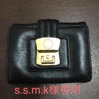 マークバイマークジェイコブス(MARC BY MARC JACOBS)のマークバイマークジェイコブス 二つ折り財布 レザーブラック(財布)
