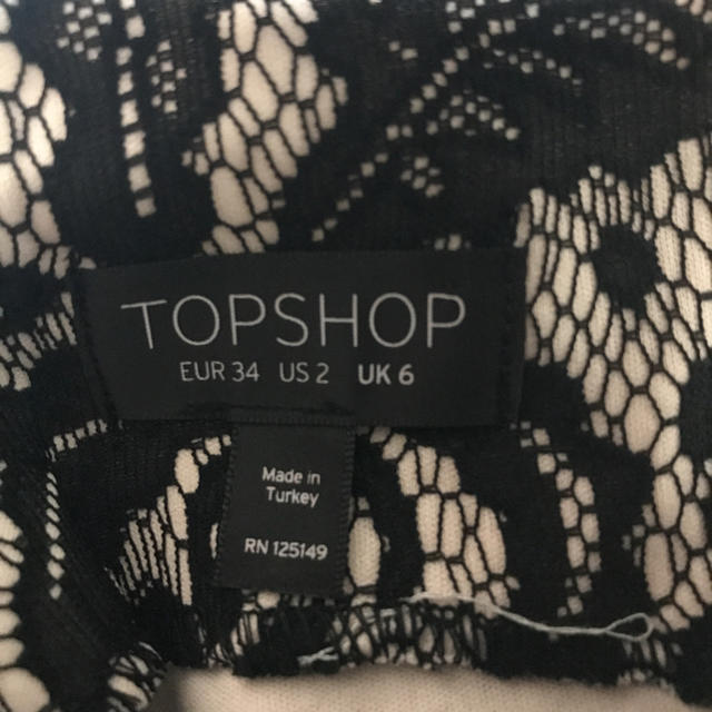 TOPSHOP(トップショップ)のレース柄ワンピース レディースのワンピース(ミニワンピース)の商品写真