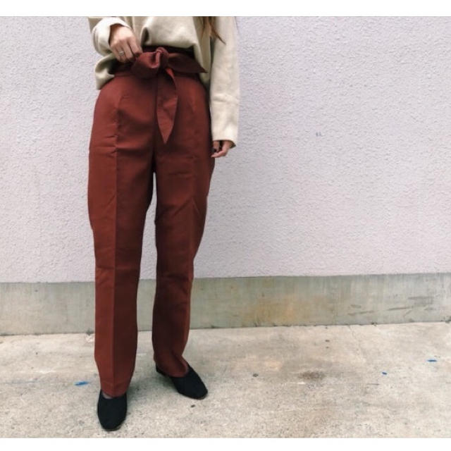 TODAYFUL(トゥデイフル)のTODAYFUL   2Way Highwaist Pants バーガンディー レディースのパンツ(カジュアルパンツ)の商品写真