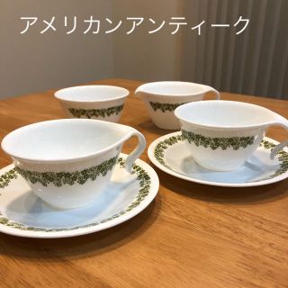 コレール(CORELLE)のオールドコレール ティーセット(グラス/カップ)