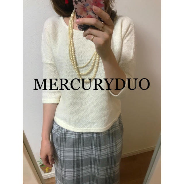 MERCURYDUO(マーキュリーデュオ)の☆MERCURYDUO☆マーキュリーデュオ  ドルマンニット     レディースのトップス(ニット/セーター)の商品写真