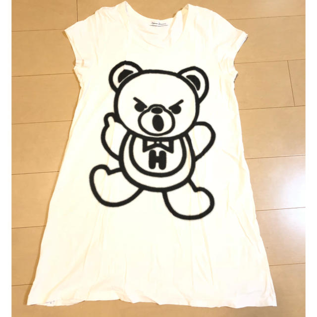 HYSTERIC GLAMOUR - ヒステリックグラマー くまちゃん白 HYSTERIC GLAMOUR - ヒステリックグラマー くまちゃん白