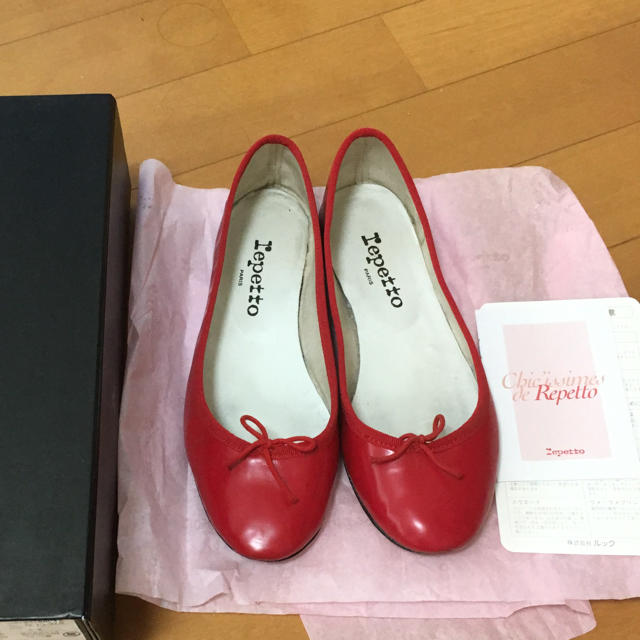 repetto(レペット)のレペット repetto☆サンドリオン☆RED☆37 レディースの靴/シューズ(バレエシューズ)の商品写真