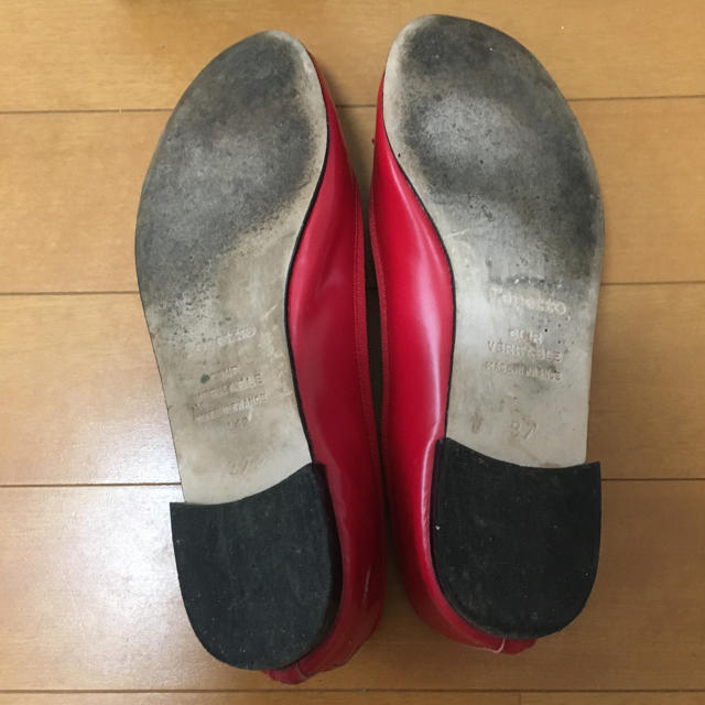 repetto(レペット)のレペット repetto☆サンドリオン☆RED☆37 レディースの靴/シューズ(バレエシューズ)の商品写真