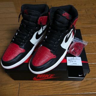 ナイキ(NIKE)のNIKE AIR JORDAN1 RETRO HIGH OG BRED TOE (スニーカー)