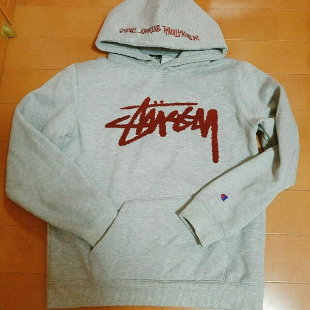 【レア限定コラボ】Stussy×Champion チャンピオン コラボパーカー