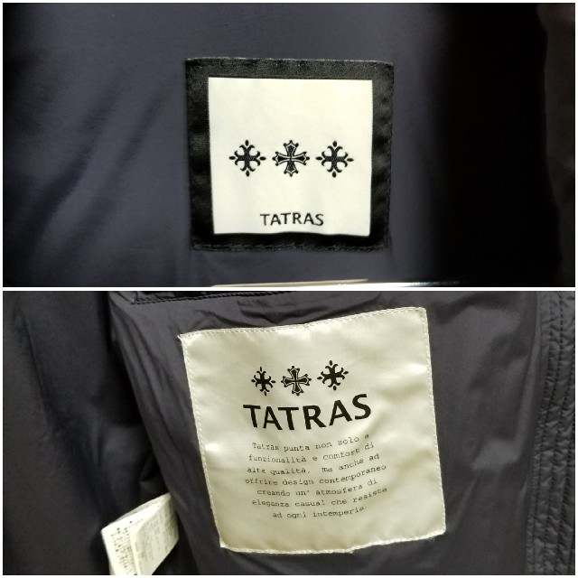 TATRAS(タトラス)のタトラス　TATRAS　ダウンジャケット　ネイビー　サイズ02 メンズのジャケット/アウター(ダウンジャケット)の商品写真