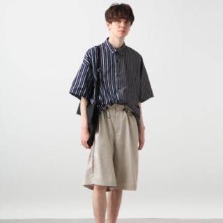 ハレ(HARE)の【HARE】18ss アシメストライプシャツ(シャツ)