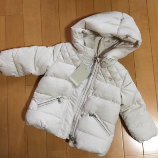 ザラキッズ(ZARA KIDS)のzara baby♡新品タグ付き 白ダウンコート ダウンジャケット808690(ジャケット/上着)