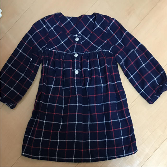 MUJI (無印良品)(ムジルシリョウヒン)のワンピース キッズ/ベビー/マタニティのキッズ服女の子用(90cm~)(ワンピース)の商品写真