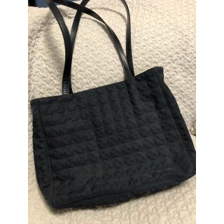 マックスマーラ MaxMara キルティング トートバッグ ネイビー