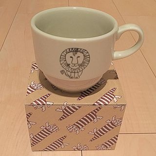 リサラーソン(Lisa Larson)のanjela様専用 リサラーソン ライオン柄のマグ&ソーサー新品(グラス/カップ)