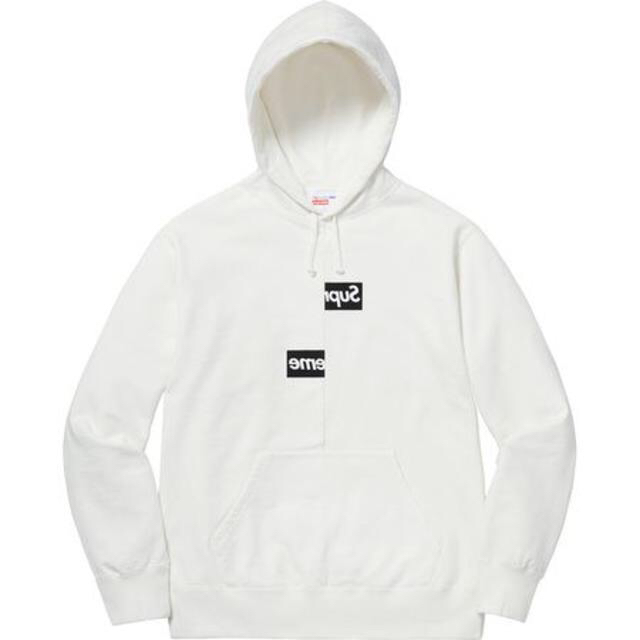 保障できる】 split cdg supreme - Supreme スウェット box M white