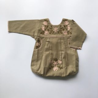 キャラメルベビー&チャイルド(Caramel baby&child )のapolina jane romper sage 12-18m(ロンパース)