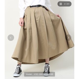 ディッキーズ(Dickies)のチノスカート(ひざ丈スカート)