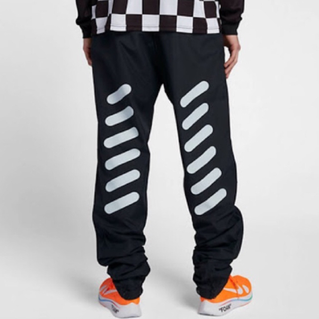 OFF-WHITE(オフホワイト)のS NIKE Track Pants オフホワイト トラック パンツ ナイロン メンズのパンツ(その他)の商品写真