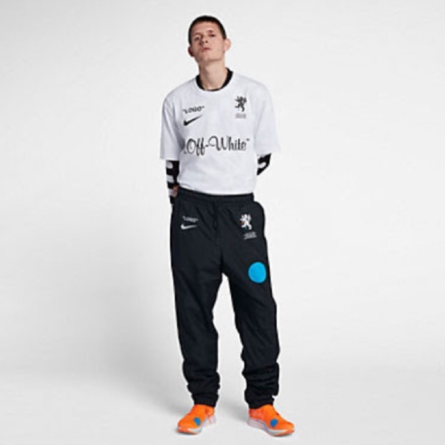 OFF-WHITE(オフホワイト)のS NIKE Track Pants オフホワイト トラック パンツ ナイロン メンズのパンツ(その他)の商品写真