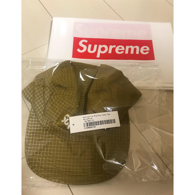 Supreme 新品 キャップ 2018AW week3 gold シュプリーム帽子