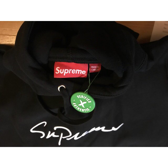 【Supreme】Classic Script Hooded 2