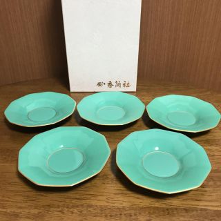 コウランシャ(香蘭社)の香蘭社 小皿 5客 未使用(食器)