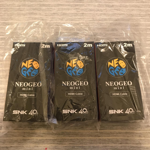 SNK(エスエヌケイ)のNEOGEO mini ケーブル  3個 エンタメ/ホビーのゲームソフト/ゲーム機本体(その他)の商品写真