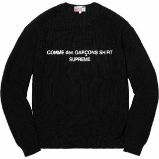 シュプリーム(Supreme)のsupreme  cdg shirt Sweater black M(ニット/セーター)