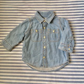 ベビーギャップ(babyGAP)のGAP ベビー デニム シャツ カーディガン(シャツ/カットソー)