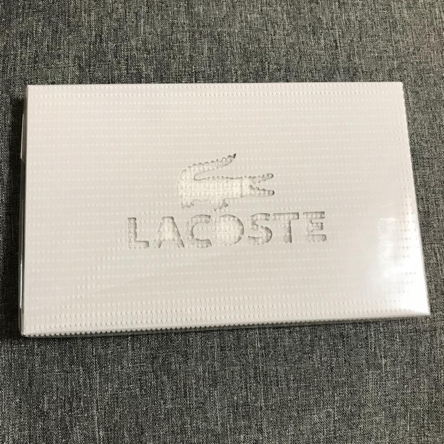 LACOSTE(ラコステ)の新品未使用ラコステ*タオルハンカチ レディースのファッション小物(ハンカチ)の商品写真