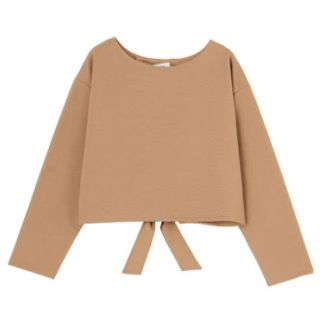 エヴリス(EVRIS)のBACKカシュクールリボンTOPS(カットソー(長袖/七分))