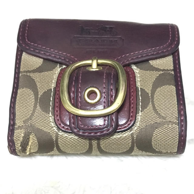 COACH(コーチ)のCOACH 二つ折り財布 ピンク レディースのファッション小物(財布)の商品写真