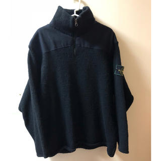 ストーンアイランド(STONE ISLAND)のStone island half zip sweater black(ニット/セーター)