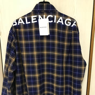 バレンシアガ(Balenciaga)のbalenciaga バレンシアガ チェックシャツ(シャツ)