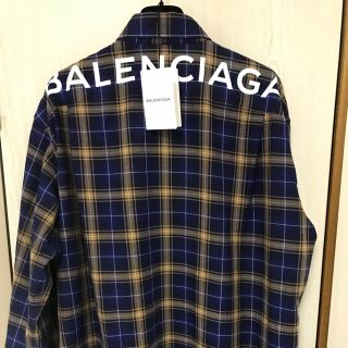 バレンシアガ(Balenciaga)のbalenciaga バレンシアガ チェックシャツ(シャツ)