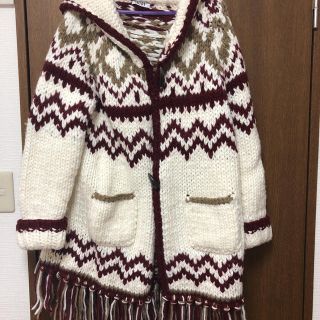 ジェイダ(GYDA)の新品 GYDA 鍵編みニットガウン(ガウンコート)